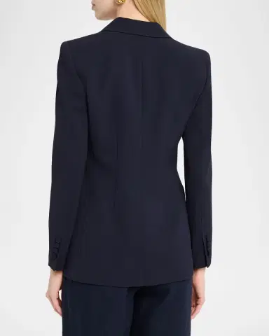 Lafayette 148 New York Single-Button Finesse Crepe Blazer | Thumbnail 3 Lafayette 148 New York Single-Button Finesse Crepe Blazer | Thumbnail 3