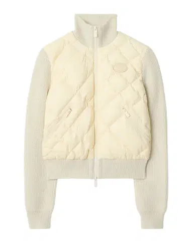 Burberry Kelsey Quilted Knit Combo Jacket | Thumbnail 1 Burberry Kelsey Quilted Knit Combo Jacket | Thumbnail 1