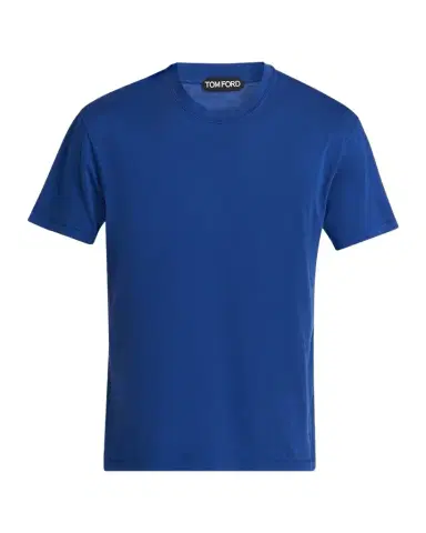 Tom Ford Men's Lyocell-Cotton Crewneck T-Shirt | Thumbnail 1 Tom Ford Men's Lyocell-Cotton Crewneck T-Shirt | Thumbnail 1