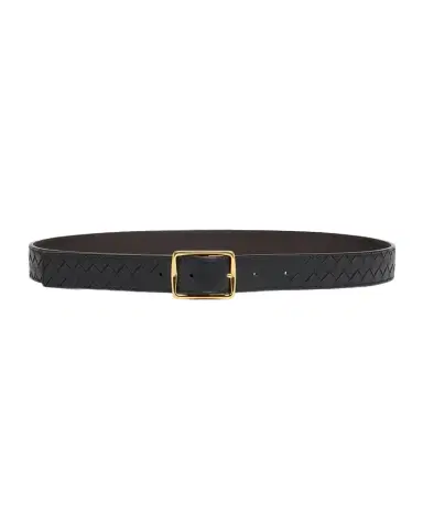 Bottega Veneta Reverso Intrecciato Calfskin Leather Belt | Thumbnail 1 Bottega Veneta Reverso Intrecciato Calfskin Leather Belt | Thumbnail 1