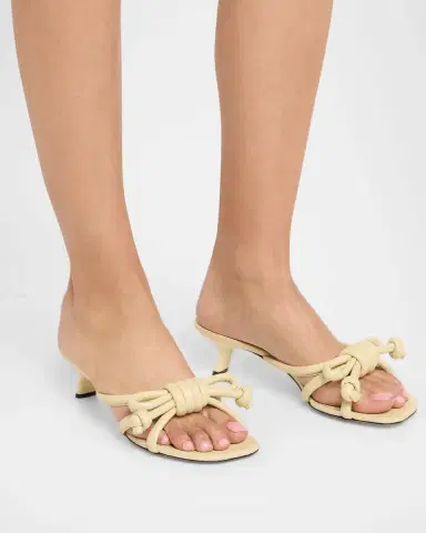 Loewe 45mm Flamenco Leather Knot Sandals | Thumbnail 2 Loewe 45mm Flamenco Leather Knot Sandals | Thumbnail 2