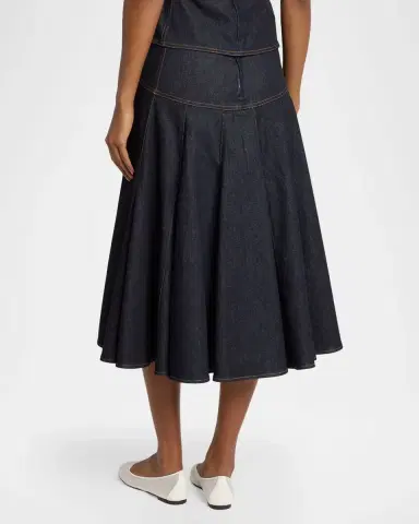 Jacquemus Denim Midi Skirt | Thumbnail 3 Jacquemus Denim Midi Skirt | Thumbnail 3