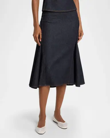 Jacquemus Denim Midi Skirt | Thumbnail 4 Jacquemus Denim Midi Skirt | Thumbnail 4