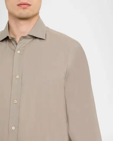 Brunello Cucinelli en's Cotton Classic Fit Button-Down Shirt | Thumbnail 5 Brunello Cucinelli en's Cotton Classic Fit Button-Down Shirt | Thumbnail 5