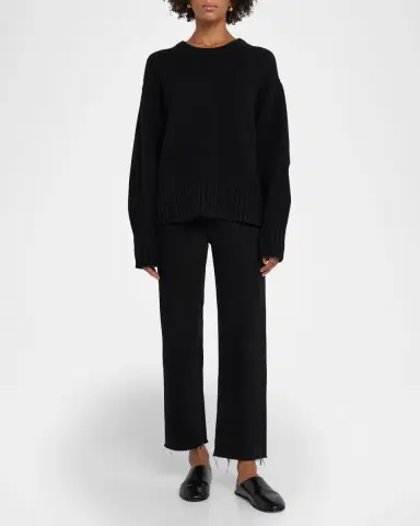 Guest in Residence Cozy Cashmere Crewneck Sweater | Thumbnail 2 Guest in Residence Cozy Cashmere Crewneck Sweater | Thumbnail 2