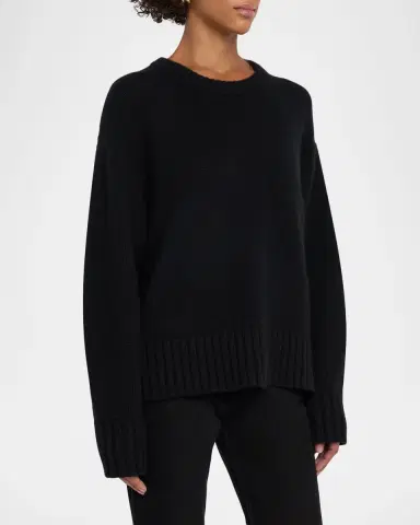 Guest in Residence Cozy Cashmere Crewneck Sweater | Thumbnail 4 Guest in Residence Cozy Cashmere Crewneck Sweater | Thumbnail 4