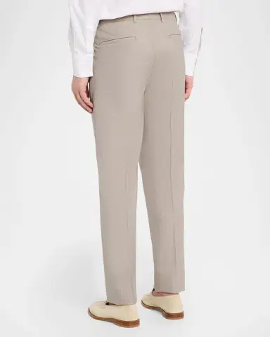 Brunello Cucinelli Men's Virgin Wool Leisure-Fit Pleated Trousers | Thumbnail 3 Brunello Cucinelli Men's Virgin Wool Leisure-Fit Pleated Trousers | Thumbnail 3