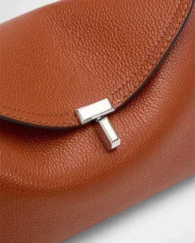 Toteme T-Lock Soft Textured Palmellato Leather Clutch | Thumbnail 5 Toteme T-Lock Soft Textured Palmellato Leather Clutch | Thumbnail 5