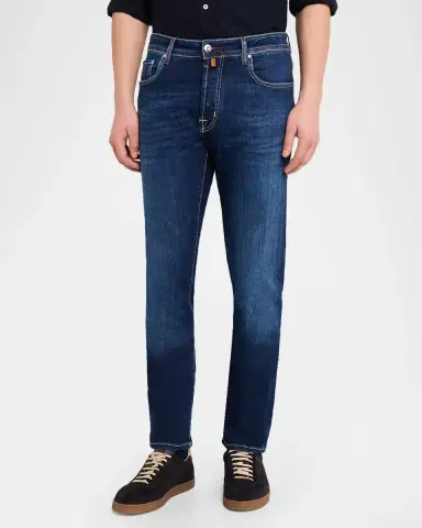 Jacob Cohen Men's Slim Fit Bard Medium-Wash Skinny Jeans | Thumbnail 4 Jacob Cohen Men's Slim Fit Bard Medium-Wash Skinny Jeans | Thumbnail 4