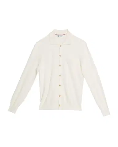 Brunello Cucinelli Men's Cotton Ribbed Cardigan | Thumbnail 1 Brunello Cucinelli Men's Cotton Ribbed Cardigan | Thumbnail 1