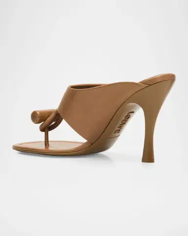 Loewe 90mm Toggle Leather Thong Sandals | Thumbnail 4 Loewe 90mm Toggle Leather Thong Sandals | Thumbnail 4