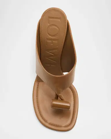 Loewe 90mm Toggle Leather Thong Sandals | Thumbnail 6 Loewe 90mm Toggle Leather Thong Sandals | Thumbnail 6