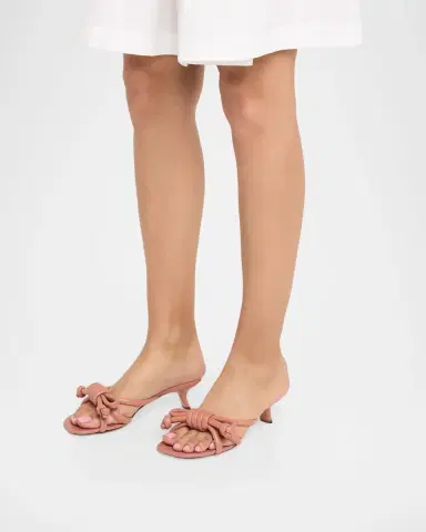 Loewe 45mm Flamenco Leather Knot Sandals | Thumbnail 2 Loewe 45mm Flamenco Leather Knot Sandals | Thumbnail 2