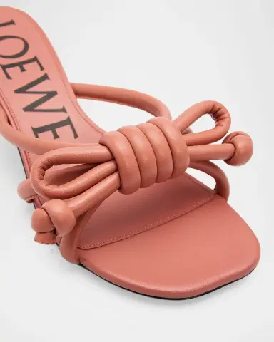 Loewe 45mm Flamenco Leather Knot Sandals | Thumbnail 5 Loewe 45mm Flamenco Leather Knot Sandals | Thumbnail 5
