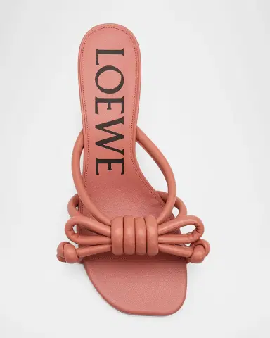 Loewe 45mm Flamenco Leather Knot Sandals | Thumbnail 6 Loewe 45mm Flamenco Leather Knot Sandals | Thumbnail 6
