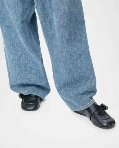 Loewe Toggle Leather Loafers | Thumbnail 2 Loewe Toggle Leather Loafers | Thumbnail 2