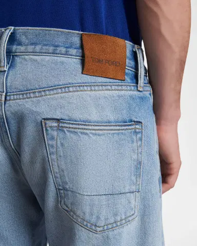 Tom Ford Men's Straight Five-Pocket Jeans | Thumbnail 5 Tom Ford Men's Straight Five-Pocket Jeans | Thumbnail 5