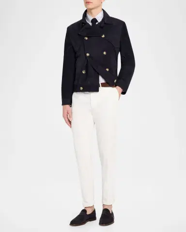 Brunello Cucinelli en 's Stripe Cotton Slim-Fit Button-Down Shirt | Thumbnail 2 Brunello Cucinelli en 's Stripe Cotton Slim-Fit Button-Down Shirt | Thumbnail 2