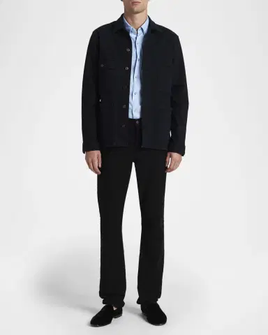 TOM FORD Men's Slim-Fit Gabardine Button-Down Shirt | Thumbnail 2 TOM FORD Men's Slim-Fit Gabardine Button-Down Shirt | Thumbnail 2