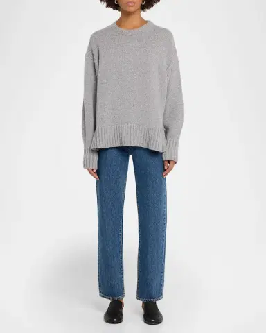 Guest in Residence Cozy Cashmere Crewneck Sweater | Thumbnail 2 Guest in Residence Cozy Cashmere Crewneck Sweater | Thumbnail 2