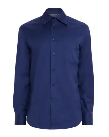 Brunello Cucinelli en's Point-Collar Cotton Button-Down Shirt | Thumbnail 1 Brunello Cucinelli en's Point-Collar Cotton Button-Down Shirt | Thumbnail 1