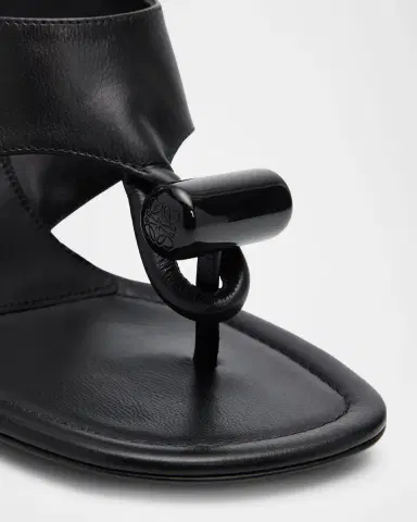 Loewe 90mm Toggle Leather Thong Sandals | Thumbnail 5 Loewe 90mm Toggle Leather Thong Sandals | Thumbnail 5