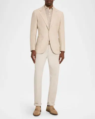 Brunello Cucinelli Men's Garment-Dyed Cotton Five-Pocket Pants | Thumbnail 2 Brunello Cucinelli Men's Garment-Dyed Cotton Five-Pocket Pants | Thumbnail 2
