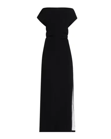 Proenza Schouler Rosina Draped Double-Crepe Dress | Thumbnail 1 Proenza Schouler Rosina Draped Double-Crepe Dress | Thumbnail 1