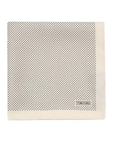Tom Ford Men's Micro Polka Dot Silk Pocket Square | Thumbnail 1 Tom Ford Men's Micro Polka Dot Silk Pocket Square | Thumbnail 1