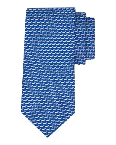 Ferragamo Men's Mini-Dachshund Dog Silk Tie | Thumbnail 1 Ferragamo Men's Mini-Dachshund Dog Silk Tie | Thumbnail 1