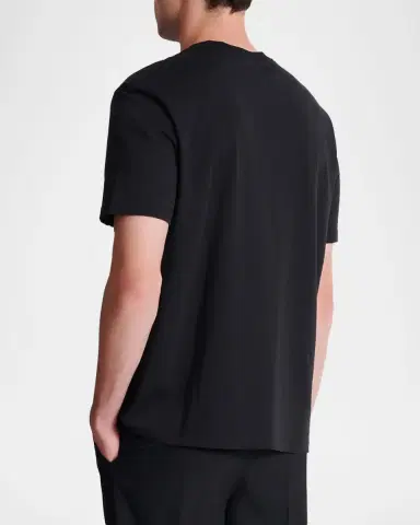 Balmain Men 's Embroidered Crystal Logo T-hirt | Thumbnail 3 Balmain Men 's Embroidered Crystal Logo T-hirt | Thumbnail 3