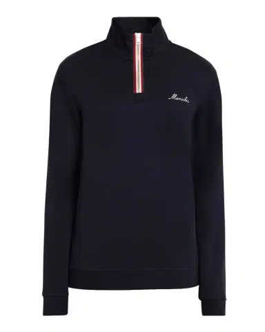 Moncler Men's Embroidered Logo Turtleneck Sweatshirt | Thumbnail 1 Moncler Men's Embroidered Logo Turtleneck Sweatshirt | Thumbnail 1