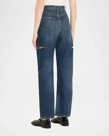 Maison Margiela Slash Slit Barrel-Leg Jeans | Thumbnail 4 Maison Margiela Slash Slit Barrel-Leg Jeans | Thumbnail 4