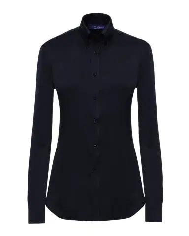 Ralph Lauren Collection Cameron Straight Fit Silk Shirt | Thumbnail 1 Ralph Lauren Collection Cameron Straight Fit Silk Shirt | Thumbnail 1