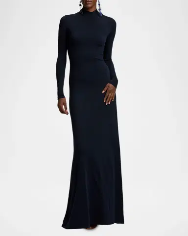 Ralph Lauren Collection Lorina Stretch Silk Jersey Day Dress | Thumbnail 3 Ralph Lauren Collection Lorina Stretch Silk Jersey Day Dress | Thumbnail 3