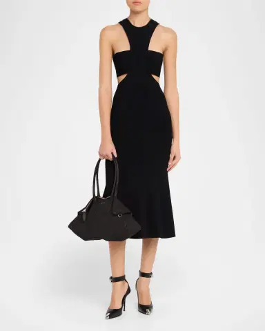 McQueen Manta Sculptural Nappa Leather Shoulder Bag | Thumbnail 4 McQueen Manta Sculptural Nappa Leather Shoulder Bag | Thumbnail 4