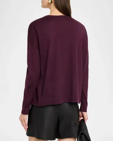 Co V-Neck Loose-Fit Cashmere Sweater | Thumbnail 3 Co V-Neck Loose-Fit Cashmere Sweater | Thumbnail 3