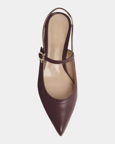 Gianvito Rossi Calfskin Mary Jane Slingback Pumps | Thumbnail 4 Gianvito Rossi Calfskin Mary Jane Slingback Pumps | Thumbnail 4