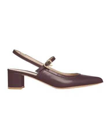 Gianvito Rossi Calfskin Mary Jane Slingback Pumps | Thumbnail 1 Gianvito Rossi Calfskin Mary Jane Slingback Pumps | Thumbnail 1