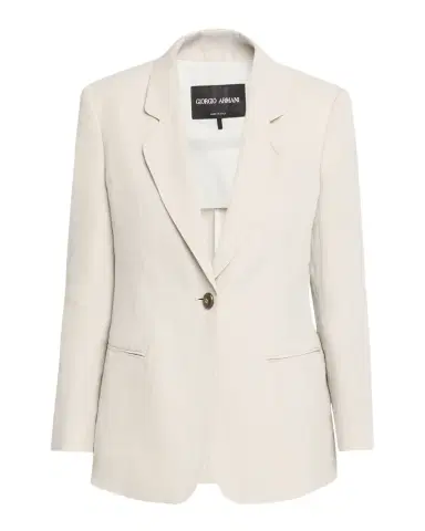 Giorgio Armani Linen Single-Breasted Blazer Jacket | Thumbnail 1 Giorgio Armani Linen Single-Breasted Blazer Jacket | Thumbnail 1