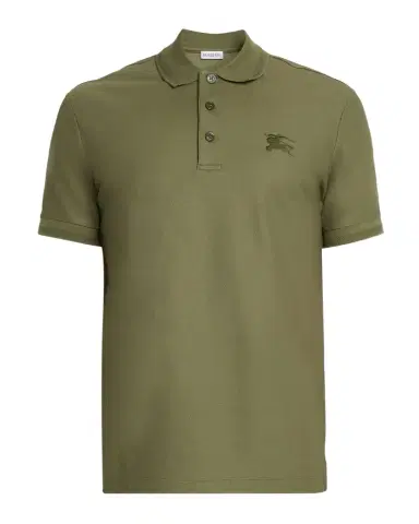 Burberry Men's Cotton Embroidered EKD Polo Shirt | Thumbnail 1 Burberry Men's Cotton Embroidered EKD Polo Shirt | Thumbnail 1