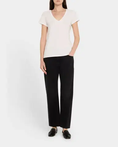 Majestic Filatures V-Neck Organic Cotton T-Shirt | Thumbnail 5 Majestic Filatures V-Neck Organic Cotton T-Shirt | Thumbnail 5