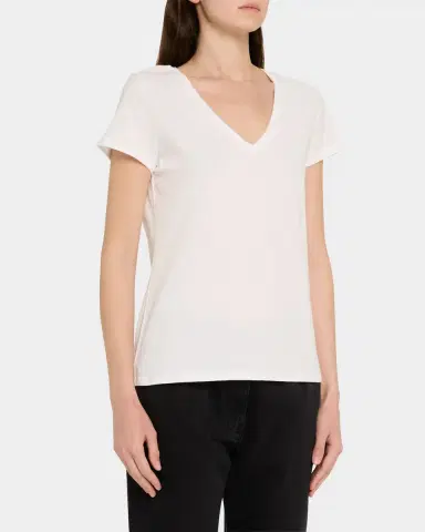 Majestic Filatures V-Neck Organic Cotton T-Shirt | Thumbnail 7 Majestic Filatures V-Neck Organic Cotton T-Shirt | Thumbnail 7