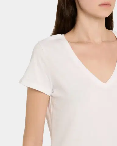 Majestic Filatures V-Neck Organic Cotton T-Shirt | Thumbnail 8 Majestic Filatures V-Neck Organic Cotton T-Shirt | Thumbnail 8