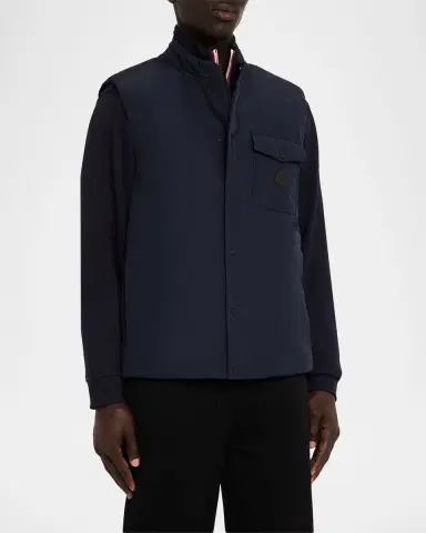 Moncler Men's Sahel AquaFlect Down Vest | Thumbnail 4 Moncler Men's Sahel AquaFlect Down Vest | Thumbnail 4