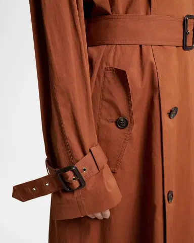 Saint Laurent Belted Double-Breasted Trench Coat | Thumbnail 5 Saint Laurent Belted Double-Breasted Trench Coat | Thumbnail 5