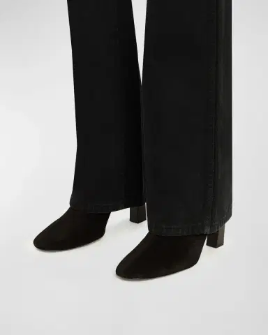 Giuseppe Zanotti Sensorial Suede Leather Ankle Booties | Thumbnail 2 Giuseppe Zanotti Sensorial Suede Leather Ankle Booties | Thumbnail 2
