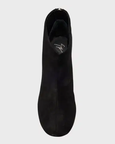 Giuseppe Zanotti Sensorial Suede Leather Ankle Booties | Thumbnail 6 Giuseppe Zanotti Sensorial Suede Leather Ankle Booties | Thumbnail 6