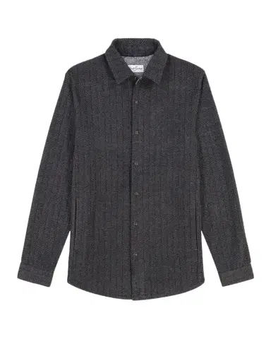 Robert Graham Men's Wylie Herringbone Knit Snap-Front Shirt | Thumbnail 1 Robert Graham Men's Wylie Herringbone Knit Snap-Front Shirt | Thumbnail 1