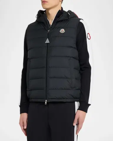 Moncler Men's Hooded Down Vest | Thumbnail 4 Moncler Men's Hooded Down Vest | Thumbnail 4